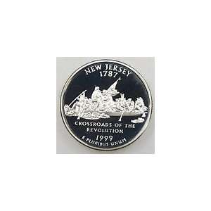  1999 S Clad Proof New Jersey quarter 