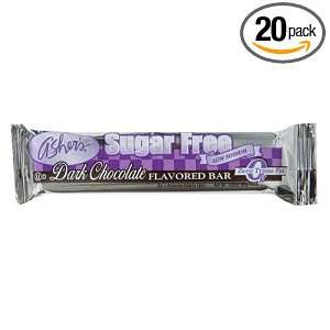 Ashers Solid Dark Chocolate Bar, Sugar Free, Low Sodium , 1.65 Ounce 