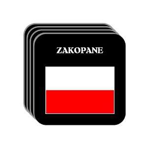 Poland   ZAKOPANE Set of 4 Mini Mousepad Coasters