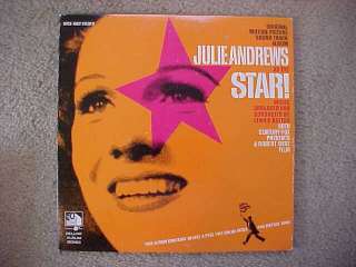 Julie Andrews as the STAR LP 1968 Original Soundtrack with booklet 