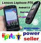 Lenovo Lephone P70 Android 2000mAH Long Battery 5MP 2Si