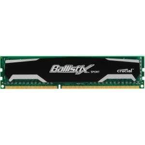  Crucial Ballistix 4GB DDR3 SDRAM Memory Module. 4GB DDR3 