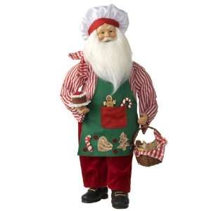  22 Gingerbread Kisses Baking Santa Claus with Cookie 