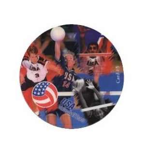  Collectible Phone Card 10u USA Junior National Volleyball 