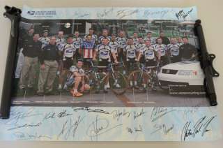 USPS Team Lance Armstrong Hincapie Hamilton poster  