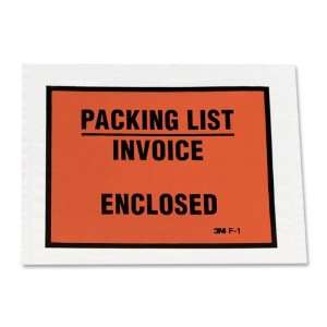  3M F1 100 Packing List/Invoice Enclosed Envelope,4.5 x 5 