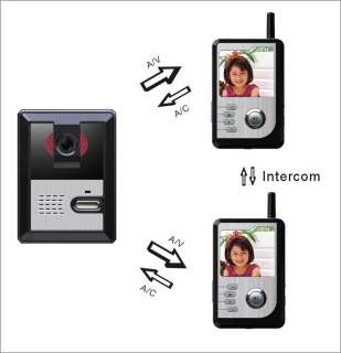 LCD TFT wireless video doorphone Intercom Doorbell  