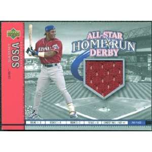  2002 Upper Deck All Star Home Run Derby Game Jersey #ASSS1 