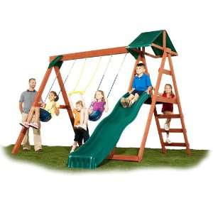  Swing N Slide McKinley Wood Complete Play Set Toys 