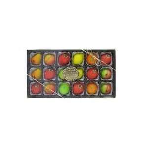 Bergen Marzipan   Assorted Fruit Shapes Grocery & Gourmet Food