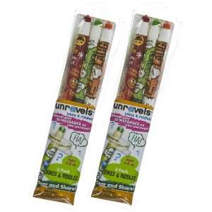  Jokes & Riddles Unravels Colored 3 Pencil Double Pack 
