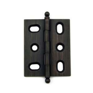 Richelieu Brass Hinge Browns & Bronzes Brushed Oil Rubbed Bronze [ 1 