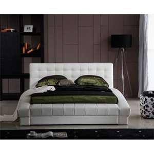  Bellaire Eastern King Size Bed Frame & Headboard in White 