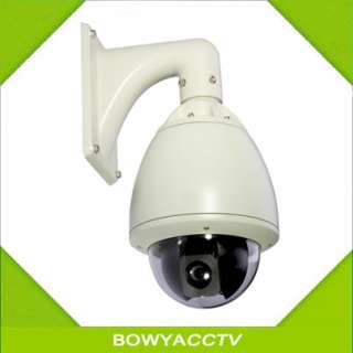   Middle Speed Sony CCD 30X Zoom Smart Security PTZ Camera  