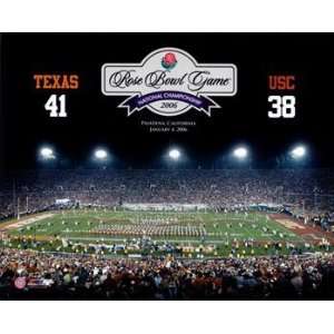 University of Texas 2006 Rose Bowl Champions, Football Fine Art 