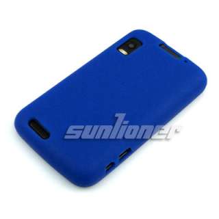 Silicon Case Cover for Motorola Atrix 4G MB860 + Screen Guard . Red 