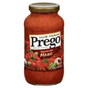 Prego 100% Natural Flavored with Meat Italian Sauce 26 oz  