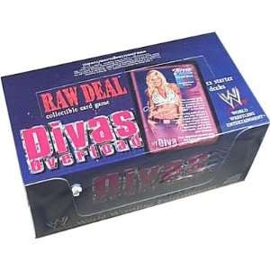  Raw Deal Card Game   Divas Overload Starter Deck Box 