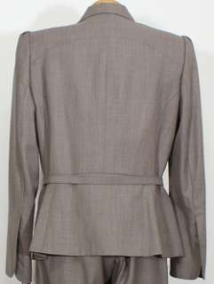 NWT ANNE KLEIN Black Blush Belted Flared Pant Suit 14  