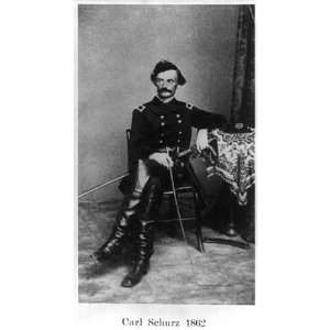   Carl Churz,1829 1906,Union Army General,Civil War,1862