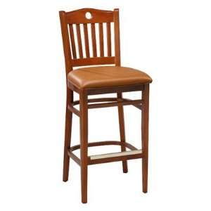  Regal 26 Inch Atherton Slat Back Counter Stool with Vinyl 