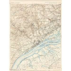  USGS TOPO MAP CHESTER QUAD PA/NJ/DE 1898