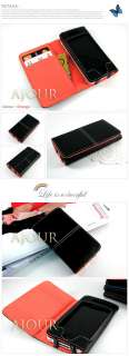 Nice Quality Apple iPhone 4 4G 4S 3 3G 3GS Leather Flip Case Cover 