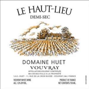  2007 Domaine Huet Le Haut Lieu Vouvray Demi Sec 750ml 