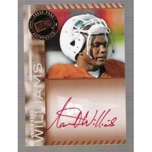  WILLIAMS 2011 Press Pass Signings RED INK VARIATION AUTOGRAPH ROOKIE 