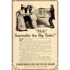  1914 Ad William Underwoods Original Deviled Ham Boston 