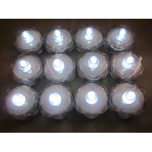  Theluckleds White Color underwater LED Submersible Candles 