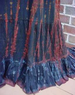   Unique Tie Dye Long Maxi Dress Funky Hippie Gypsy BOHO Summer Dress