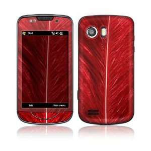  Samsung Omnia Pro Decal Skin Sticker   Red Feather 