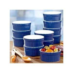  Blue 3.5 oz. Ramekin, Set of 12