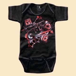   Baby 115bo1824 Chopper  18 24 Month Black One Piece Undershirt Baby