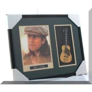  JOHN LENNON Guitar Shadowbox Shadow Box Frame Beatles 