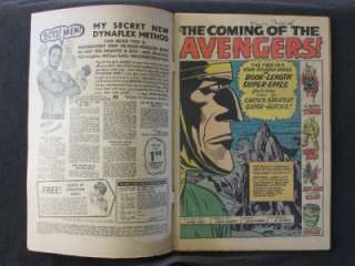 Avengers #1 MARVEL 1963   1st App & ORIGIN of Avengers   Hulk Iron Man 