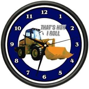  FRONT END LOADER Wall Clock construction attachments 