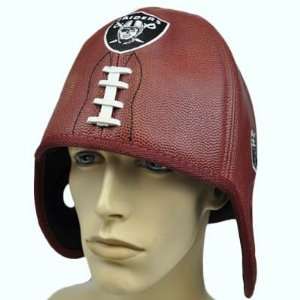   Reebok Football Shaped Helmet Head Hat Cap Faux Leather Sports