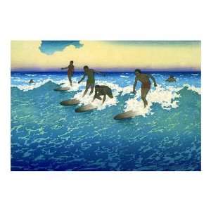 Hawaii Surf Riders by Hawaiian Classic. Size 20 inches width by 16 