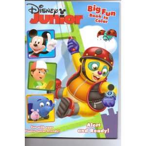 Disney Junior Big Fun Book to Color ~ Alert and Ready