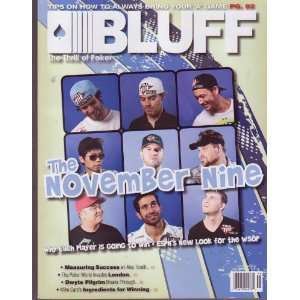  BLUFF Magazine (Nov 2010) The November Nine Staff Writers 