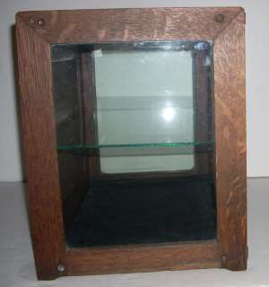 Antique / Vintage Oak Candy Store Counter Display Case  