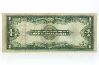   United States Currency $1 One Dollar Bill Blue Seal Large Note  