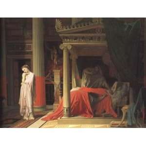  12X16 inch Ingres Antiochus and Stratonice HR 1840 Canvas 