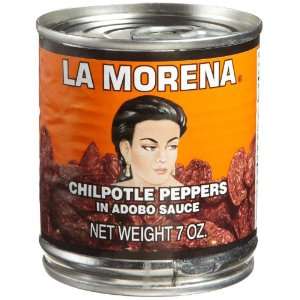 La Morena Chipotle Peppers in Adobo Sauce, 7 oz.