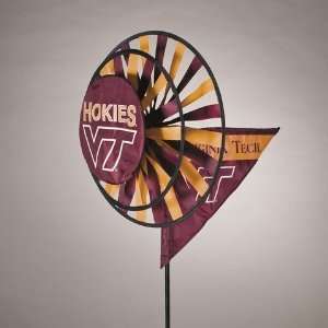   Tech Hokies Yard Decoration  Windmill Spinner