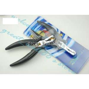  Professional Balck Stainless Steel Pliers for Feather 