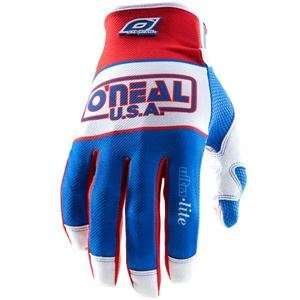  2012 ONEAL JUMP GLOVES (SMALL) (ULTRA LITE LE 83 RED/BLUE 