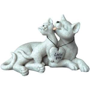  Fountasia 90205 Cheri & Carly Cat Couple Figurine with 